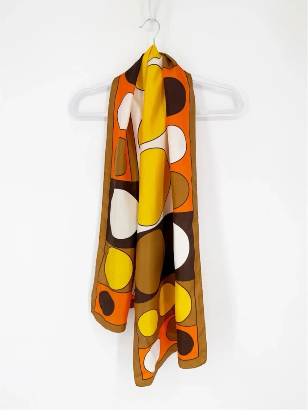 Vintage Echo Silk Scarf Mod 60s
